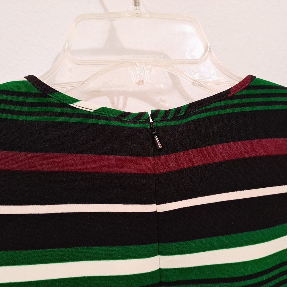 Michael Kors Dress Multicolor Striped Short Sleeve Size 6 Great Condition - Picture 10 of 10
